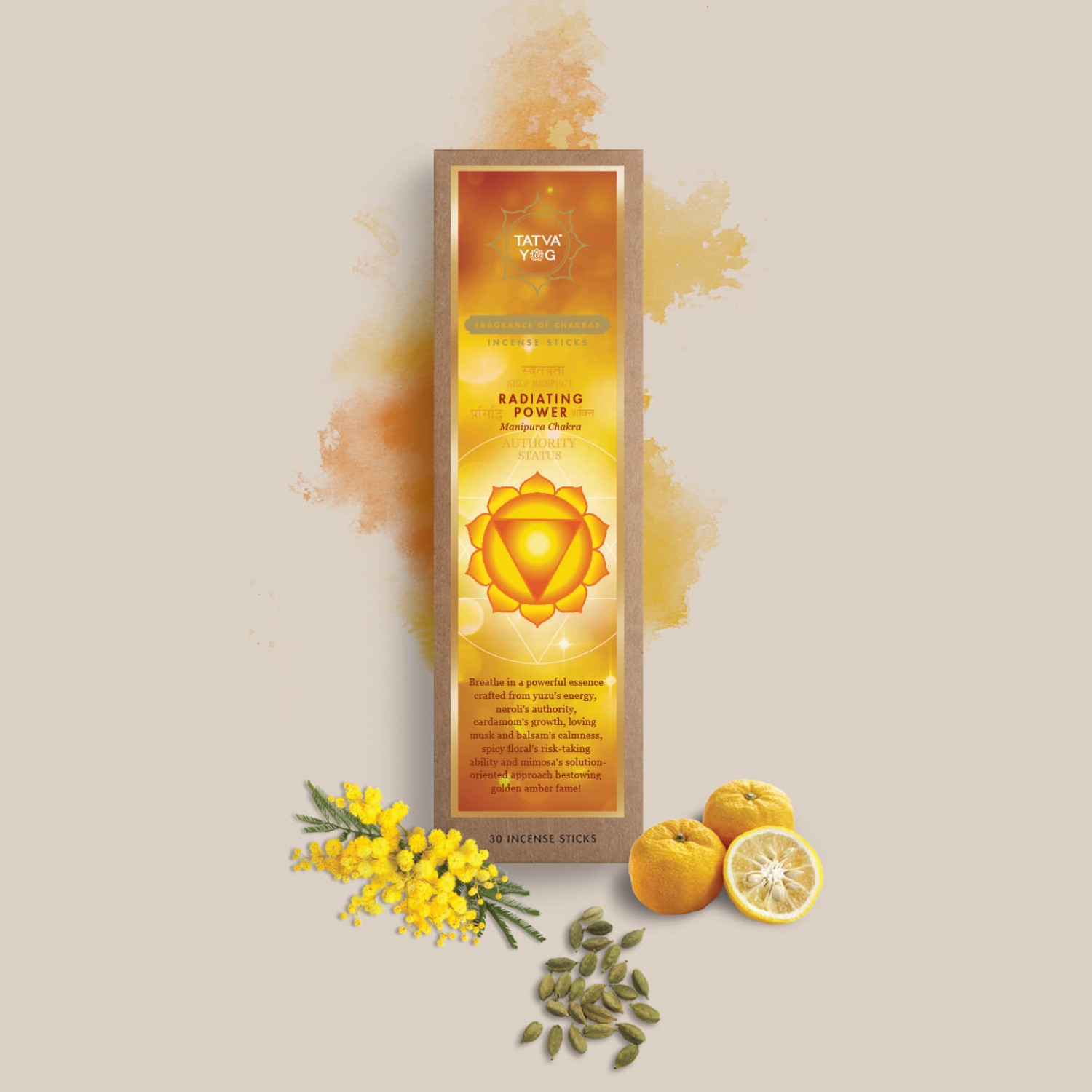 Radiating Power ( Manipura Chakra) - Incense Stick