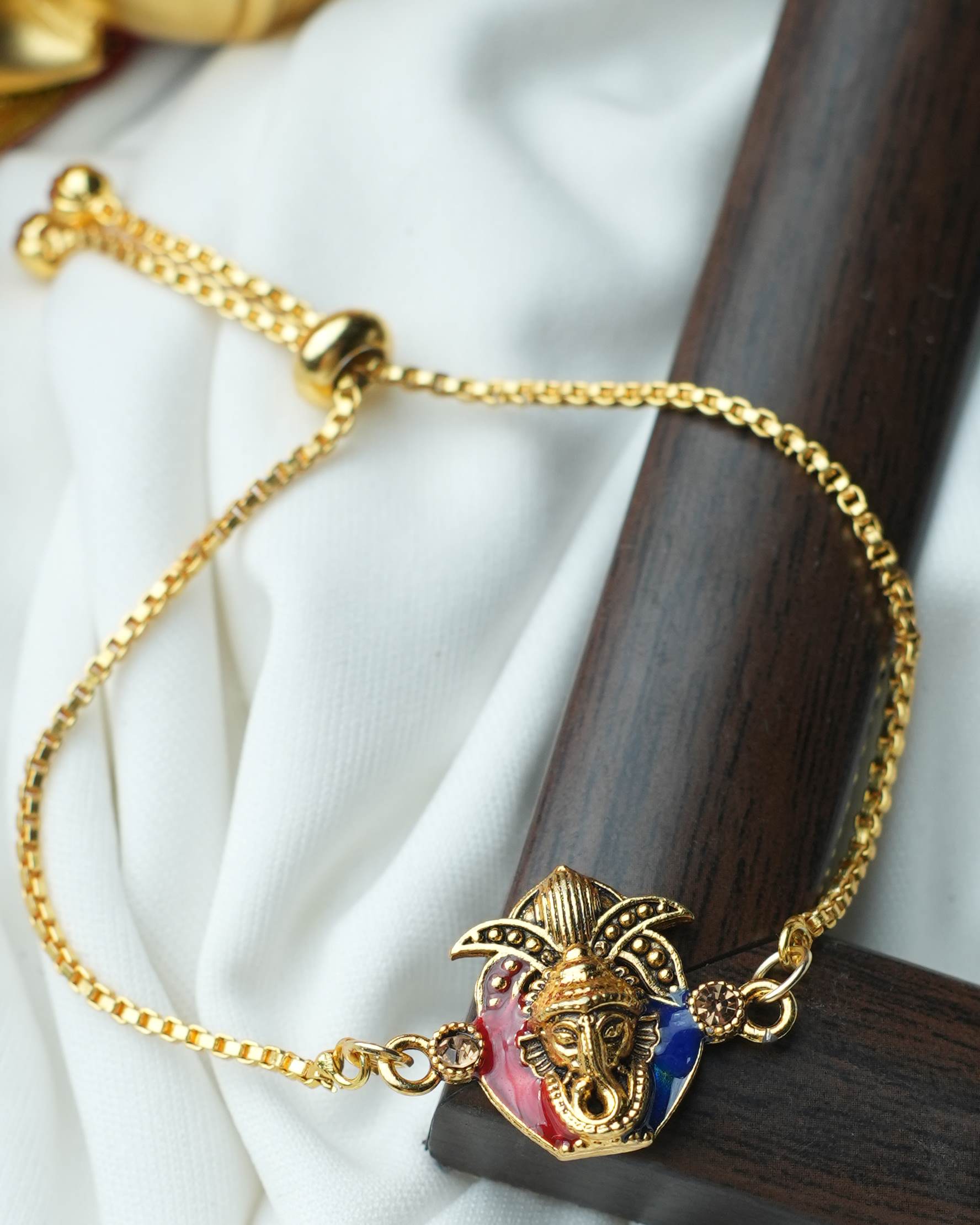 tatva-bracelet-golden-chain-with-meenkari-lord-ganesh-bracelets-tatvayog-bracelet